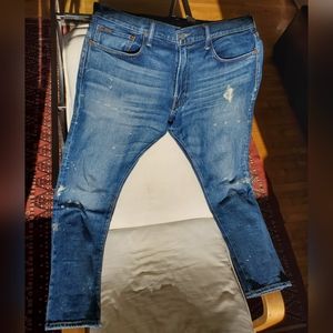 Polo Ralph Lauren Paint-Splatter Sullivan Slim Denim Jean